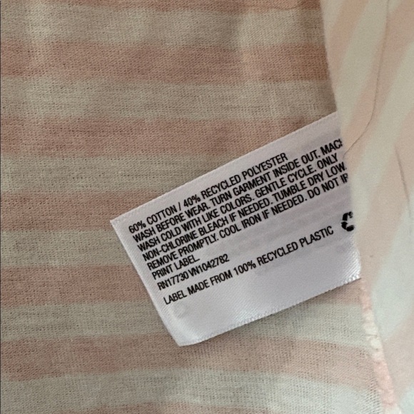 NWT Cat & Jack Girls Striped Tee 3t - Picture 3 of 4